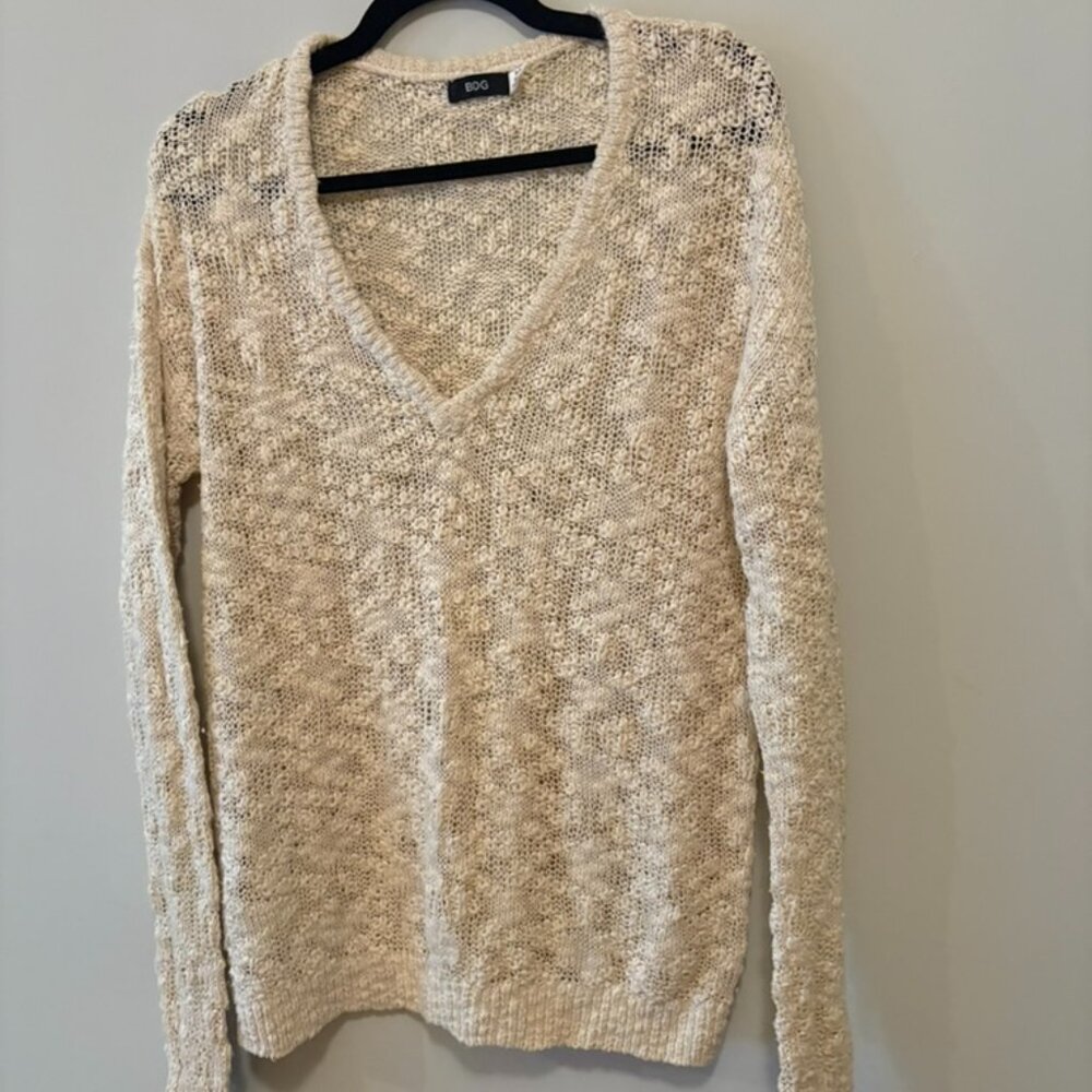 BDG Cream Boucle Sweater size S